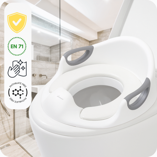 Nakładka sedesowa LINDA WC, na deskę sedesową, biała