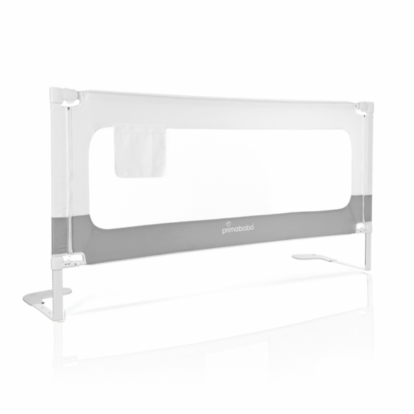 Barierka do łóżka VELVO 140 cm, barierka ochronna dla dziecka, szara