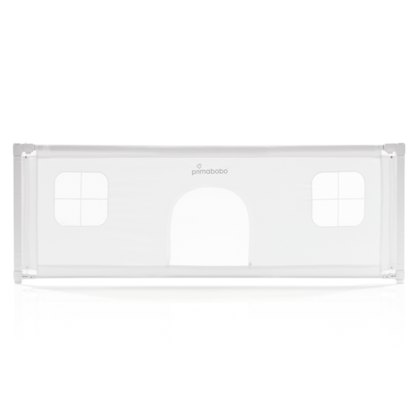 Barierka do łóżka VELVO 200 cm+ z wejściem, barierka ochronna dla dziecka, biała