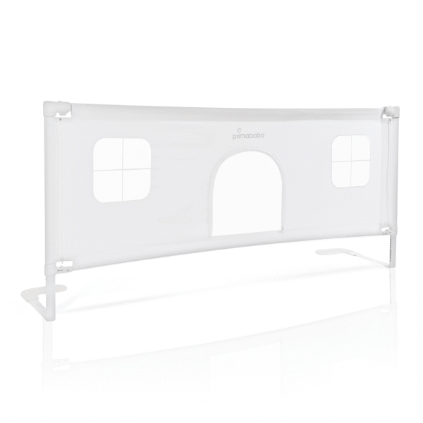 Barierka do łóżka VELVO 200 cm+ z wejściem, barierka ochronna dla dziecka, biała