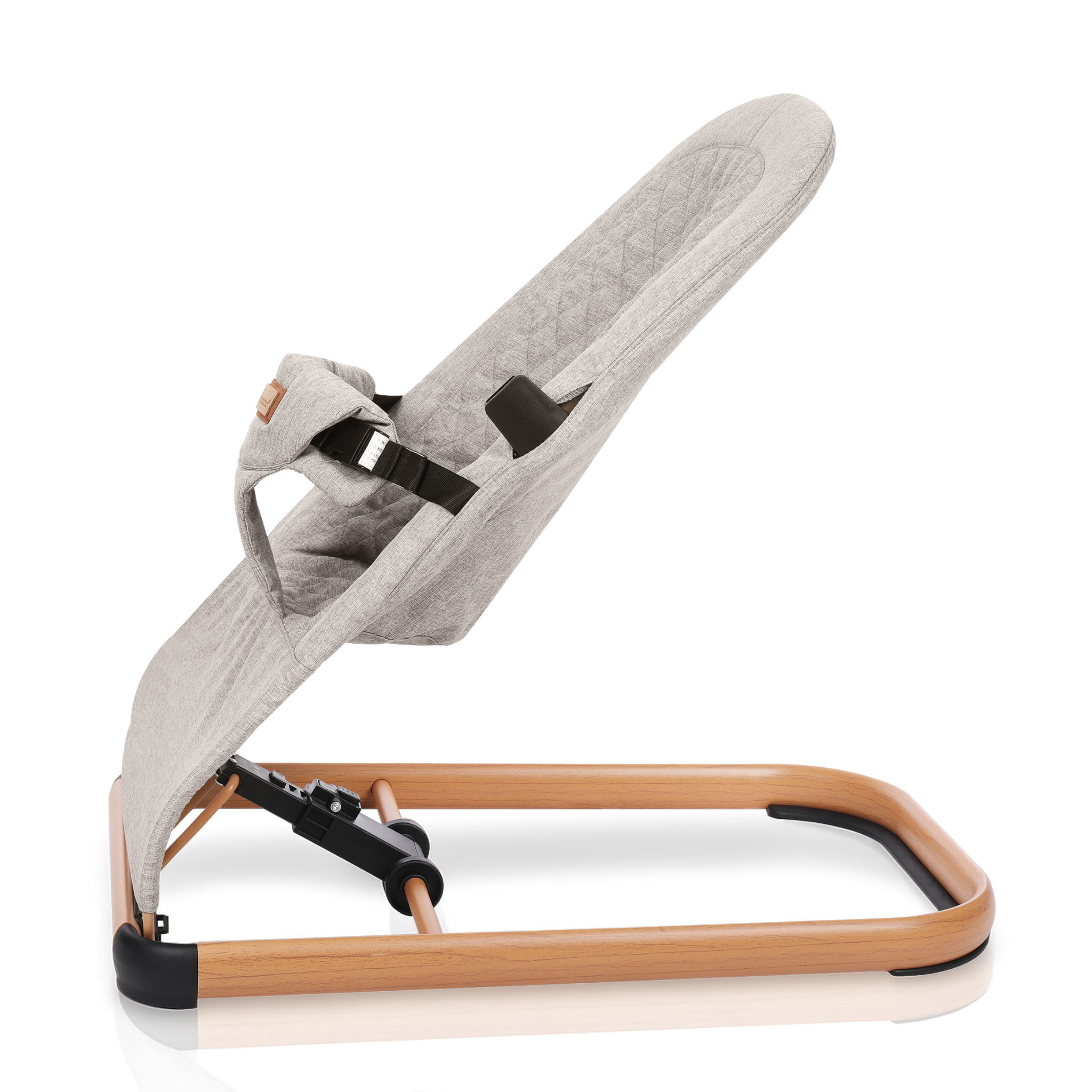 bujaczek leżaczek LEO primabobo beżowy czarny dla dzieci (4)