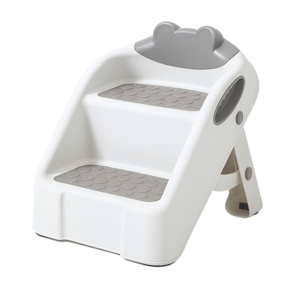 Podest ŻABKA, podnóżek dwustopniowy, szary