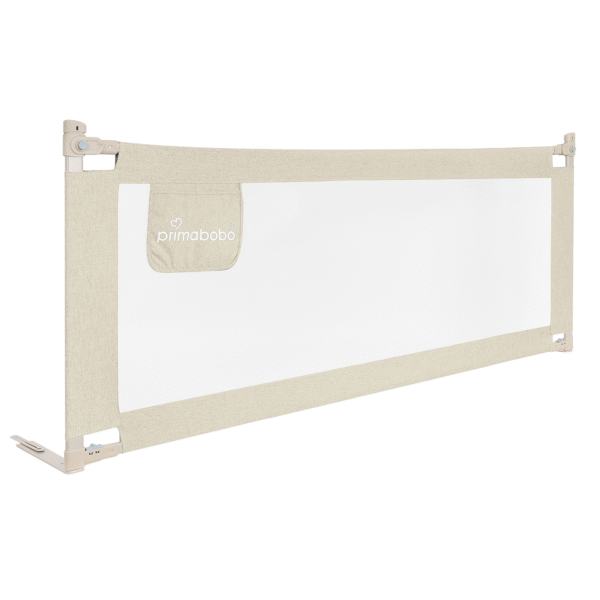 Barierka do łóżka CLASSIC 140 cm, barierka ochronna dla dziecka, beżowa