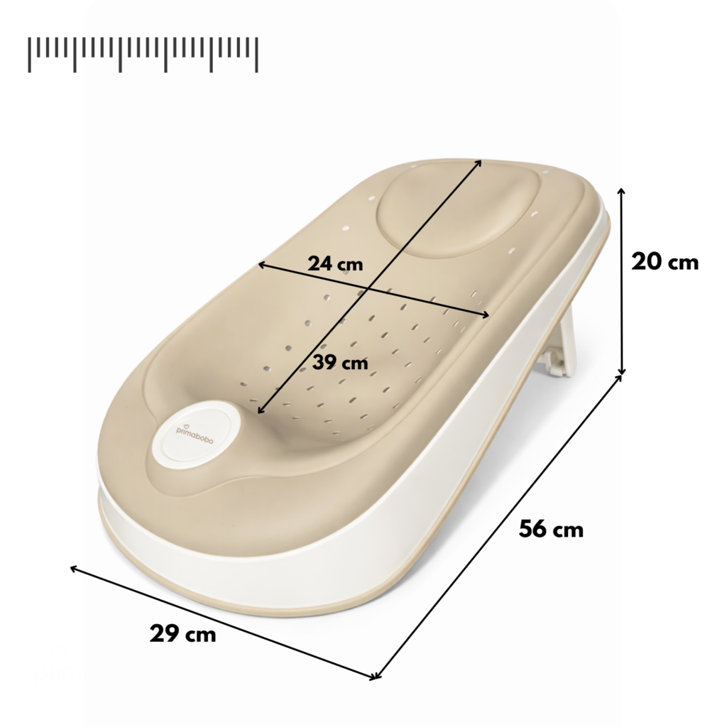 fotelik do wanienki primabobo LUX beżowy
