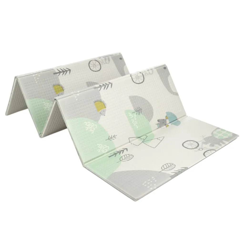 primabobo mata edukacyjna dla niemowląt szara 120x180